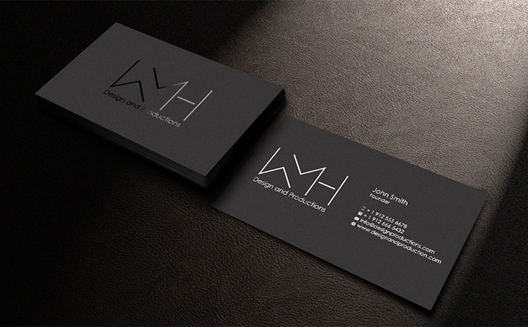 UV gloss business cards