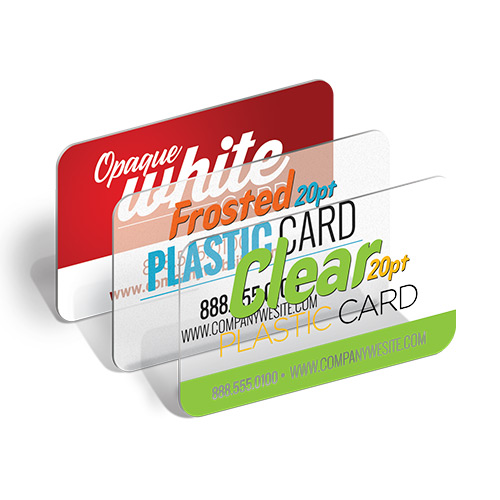 Plastic business cards